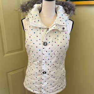 BURTON DryRide Hooded Puffer Vest size S